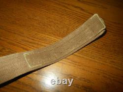 WW II German Army Air Force EM/NCO TROPICAL AFRICA CANVAS BELT EARLY