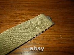 WW II German Army Air Force EM/NCO TROPICAL AFRICA CANVAS BELT SUPERB