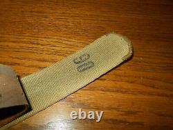 WW II German Army Air Force EM/NCO TROPICAL AFRICA CANVAS BELT SUPERB