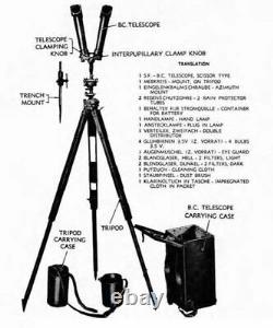 WW II German Army Air Force Gestell 40 OPTICS TRIPOD SF14 RK31 NICE