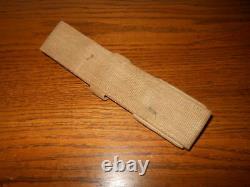 WW II German Army Air Force K98 TROPICAL TAN CANVAS BAYONET FROG NICE