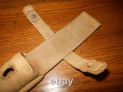 WW II German Army Air Force K98 TROPICAL TAN CANVAS BAYONET FROG NICE