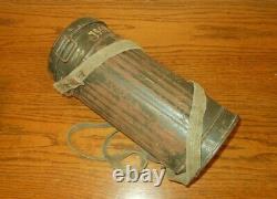 WW II German Army Air Force M30 GAS MASK & CANISTER NAMED NICE