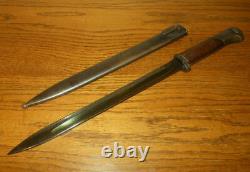 WW II German Army Air Force S. 24(t) K98 BAYONET 1942 DOT VERY NICE