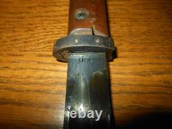 WW II German Army Air Force S. 24(t) K98 BAYONET 1942 DOT VERY NICE