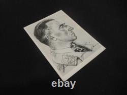 WW II German Army Autograph FELDWEBEL WOLFGANG WILLRICH Wartime Signed