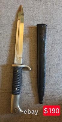 WW II German Army EM / NCO Blade and Scabbard