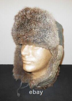 WW II German Army EM/NCO Pelzmützen WINTER WEATHER FUR CAP SUPERB