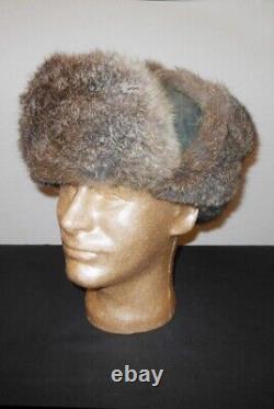 WW II German Army EM/NCO Pelzmützen WINTER WEATHER FUR CAP SUPERB