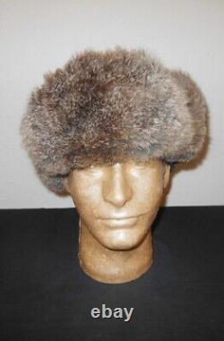 WW II German Army EM/NCO Pelzmützen WINTER WEATHER FUR CAP SUPERB