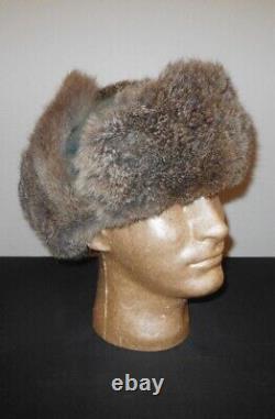 WW II German Army EM/NCO Pelzmützen WINTER WEATHER FUR CAP SUPERB