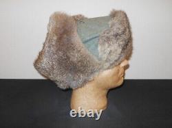 WW II German Army EM/NCO Pelzmützen WINTER WEATHER FUR CAP SUPERB