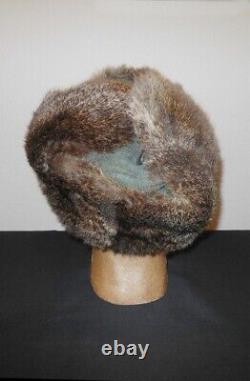 WW II German Army EM/NCO Pelzmützen WINTER WEATHER FUR CAP SUPERB