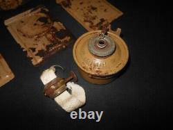 WW II German Army Einheitzlanterne 42 STEEL FIELD AND BARRACKS LANTERN RARE