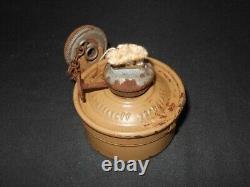 WW II German Army Einheitzlanterne 42 STEEL FIELD AND BARRACKS LANTERN RARE