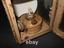 WW II German Army Einheitzlanterne 42 STEEL FIELD AND BARRACKS LANTERN RARE