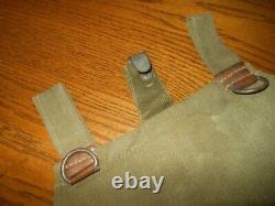 WW II German Army Heer Brotbeutel BREAD BAG M 1944 with K98 Pouch RARE