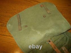 WW II German Army Heer Brotbeutel BREAD BAG M 1944 with K98 Pouch RARE