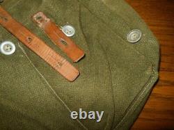 WW II German Army Heer Brotbeutel BREAD BAG M 1944 with K98 Pouch RARE