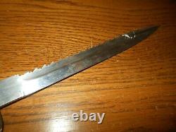 WW II German Army Heer EM / NCO DRESS BAYONET & FROG SAWBACK GOOD