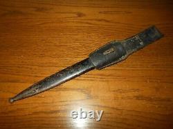 WW II German Army Heer EM / NCO DRESS BAYONET & FROG SAWBACK GOOD