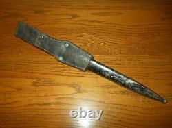 WW II German Army Heer EM / NCO DRESS BAYONET & FROG SAWBACK GOOD