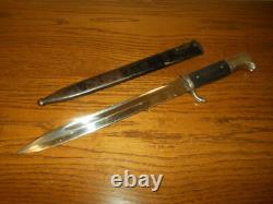 WW II German Army Heer EM / NCO DRESS BAYONET & SCABBARD NICE