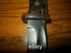 WW II German Army K98 Bayonet 1940 E. PACK & SOHN MATCHING NICE