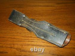 WW II German Army Navy Air Force K98 LEATHER BAYONET FROG NICE