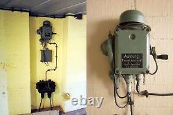 WW II German Army Siemens & Halske Bunkertelefone BUNKER PHONE VERY RARE