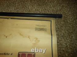 WW II German Army TANK WALL CHART / SCHEMATIC #3 Panzer Sd. Kfz. RARE