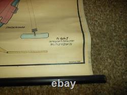 WW II German Army TANK WALL CHART / SCHEMATIC #3 Panzer Sd. Kfz. RARE