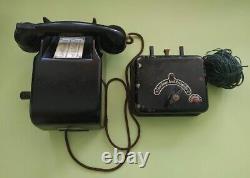 WW II German Army Tischfernsprecher 38 COMMAND / HQ TELEPHONE