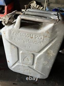 WW II. German Rare 20L Kraftstoff Jerry Can good condition for age 1943