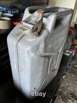WW II. German Rare 20L Kraftstoff Jerry Can good condition for age 1943