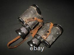 WW II German WH Army 6x30 EMIL BUSCH BINOCULARS CXN VERY NICE