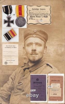 WW1 German Imperial Army Group Iron Cross Baden RIR 111 Winterberg Tunnel RARE