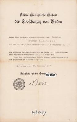 WW1 German Imperial Army Group Iron Cross Baden RIR 111 Winterberg Tunnel RARE