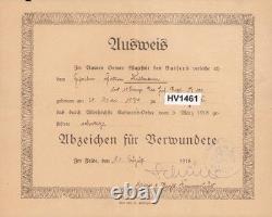 WW1 German Imperial Army Group Iron Cross Baden RIR 111 Winterberg Tunnel RARE