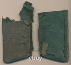 WW1 German Imperial army shoulder board collar tab set pair officer WWII cut off