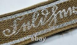 WW1 German cuff title patch US WWII Army estate uniform sleeve insignia flatwire