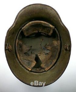 WW1 German subtle camo combat helmet trench uniform WWII US Army soldier trophy