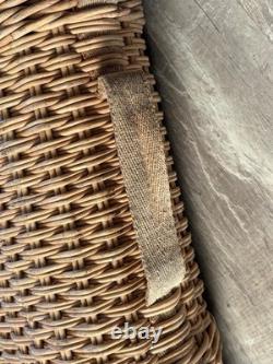 WW1, WW2 German Army Wicker Artillery Basket Ammo Shell Carrier Holds 4 Shells