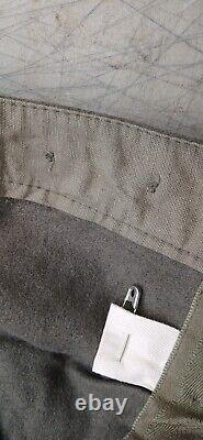 WW2 1945 -47 Early German Hvy Wool Green Grey Military Trousers G60