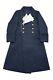 Ww2 Army German M32 Navy Blue Wool General Greatcoat Repro Army Trench Coat