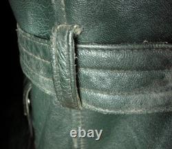 WW2 GERMAN ARMY 1940 BWS Leather Motorcycle Dispatch Rider COAT Jacket