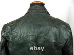 WW2 GERMAN ARMY 1940 BWS Leather Motorcycle Dispatch Rider COAT Jacket