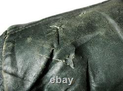 WW2 GERMAN ARMY 1940 BWS Leather Motorcycle Dispatch Rider COAT Jacket