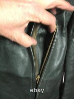 WW2 GERMAN ARMY 1940 BWS Leather Motorcycle Dispatch Rider COAT Jacket