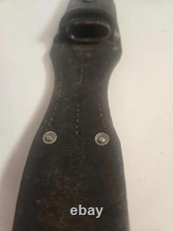 WW2 GERMAN ARMY FIELD BAYONET CARL EICKHORN FROG HOLDER SCABBARD WithBELT HOLDER